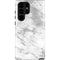 Silver Marble Galaxy S25 Ultra Impact Case